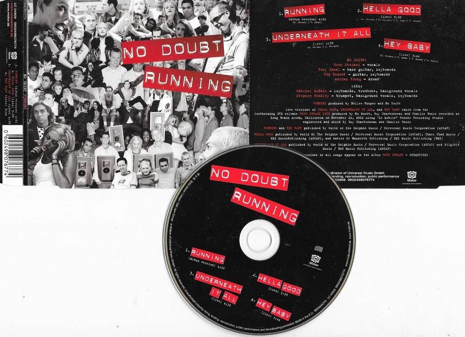 NO DOUBT - running  [Maxi-CD] - 4 track  CD - Bild 1 von 1