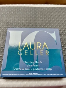 Laura Geller Turning Heads Face Palette Eye Shadow Highlighter Blush Mirror NIB - Picture 1 of 2
