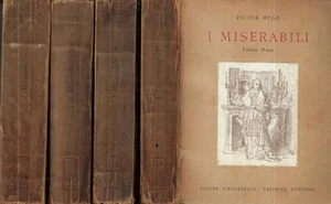 I miserabili vol. I - II - III - IV. . Victor Hugo. 1946. IED. - Foto 1 di 1
