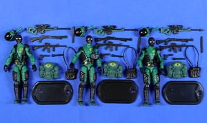 GI JOE REPRESALIATION NIGHT VIPER V4 LOTE DE 3 HASBRO 2013 COMPLETO - Imagen 1 de 3