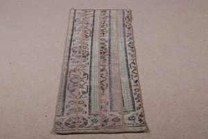 Turkish Rug, Flatweave Rugs, 1.6x4.2 ft Small Rugs, Vintage Rug, Floor Rug - Picture 1 of 10