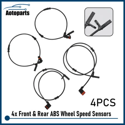Paquete de 4 sensores de velocidad de rueda ABS para Mercedes-Benz SLK250 SLK300 SLK350 Foto 1 de 4