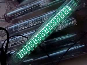 1 pcs Vintage VFD vacuum luminescent indicator IV-27M USSR IV-27 M nixie tube / - Picture 1 of 9