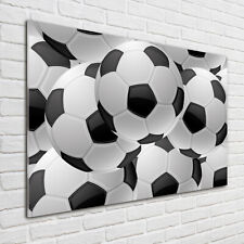 Glas-Bild Wandbilder Druck auf Glas 100x70 Deko Sport Fußball