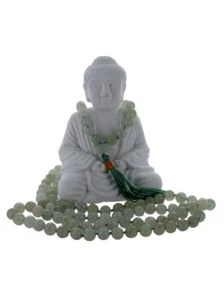 Collier Mala Aventurine Verte 108 Perles - Picture 1 of 1