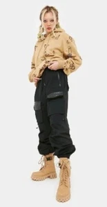 !!️NUOVI pantaloni cargo da donna Koi taglia L (UK12) - Foto 1 di 7