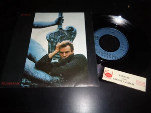 SP STING / RUSSIANS / A&M 390 061.7 FRENCH PRESS + ETIQUETTE POUR JUKEBOX - Picture 1 of 1