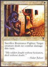 Resistance Fighter X4 (Visions) MTG (NM) *CCGHouse* Magic