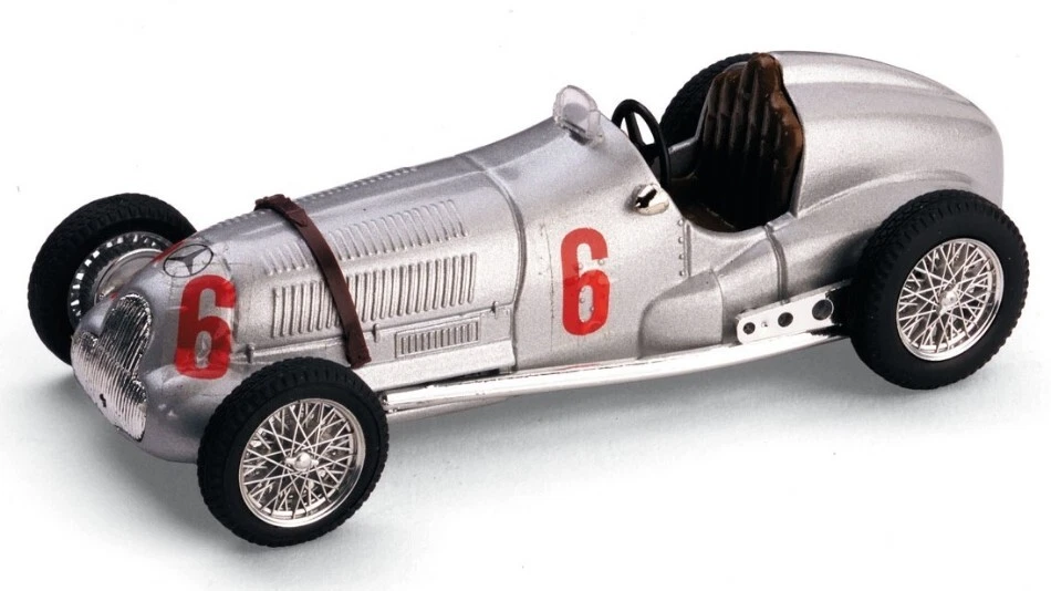 Brumm MERCEDES W 125 H.LANG 1937 N.6 2nd ITALIAN GRAND PRIX (LIVORNO) 1:43 - Immagine 1 di 1