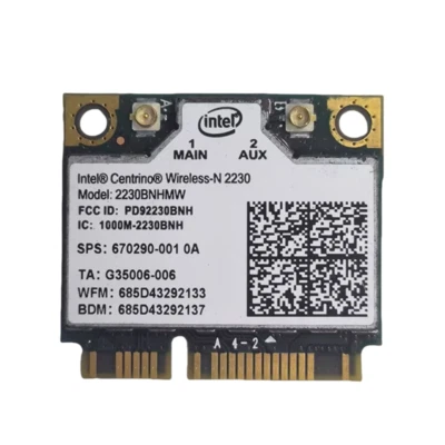 Intel Centrino Wireless-N 2230 BT+WIFI Card 04W3765 for THINKPAD T430U E530 Y410 - Image 1 of 2
