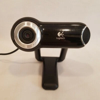 Logitech QuickCam Pro 9000 HD USB Webcam V-UBM46 Carl Zeiss 2MP Autofocus Lens - Image 1 of 4