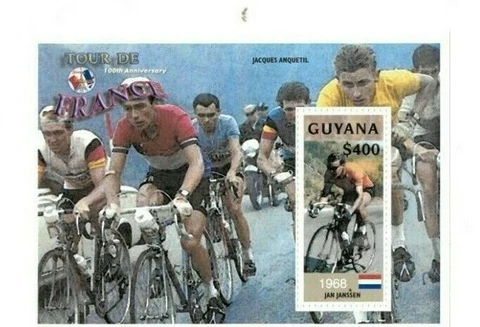 Guyana - 2003 - Tour De France - Souvenir Sheet - MNH Cover