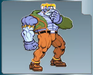 Victor Sprite von Darkstalkers Vinyl Aufkleber #1 Auto LKW Laptop Aufkleber Aufkleber - Bild 1 von 1