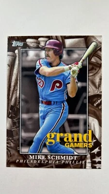 Mike Schmidt 2024 Topps Series 1 Grand Gamers #GOG-5 Philadelphia Phillies - Image 1 of 2