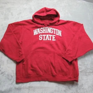 Champion Washington Full Zip Hoodie Mens Large Gray Huskies NCAA Embroidered - Picture 1 of 8