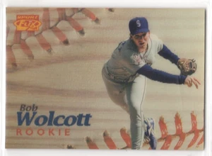 1996 Pinnacle Sport Flix BOB WOLCOTT Rookie card #127 - Picture 1 of 2