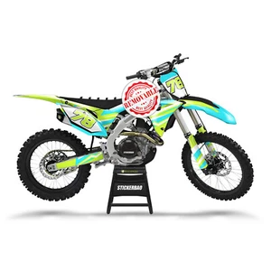 For Honda CRF450R 15-19 Custom Number Decals Motocross MX Bike Stickers PULSE - Picture 1 of 15
