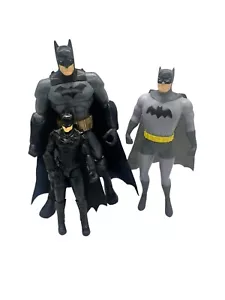 DC Comics Batman Set of 3 Action Figures Different Sizes Loose - Picture 1 of 8