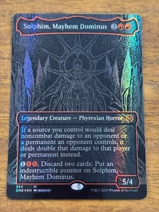 Solphim, Mayhem Dominus - Phyrexia : All Will Be One - MTG - FOIL - 354 - Picture 1 of 3