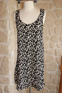 jolie Robe noire a pois blance neuve taille S/M marque BELSSI COUTURE (d) - Imagen 1 de 1