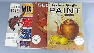4 Curso de dibujo de pintura de artista vintage instrucción de arte Arlie Gray Dunnigan Willis - Imagen 1 de 10