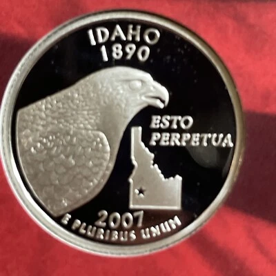 2007-S Idaho Silver Proof State Quarter 90% Silver From Proof Set - Image 1 of 2