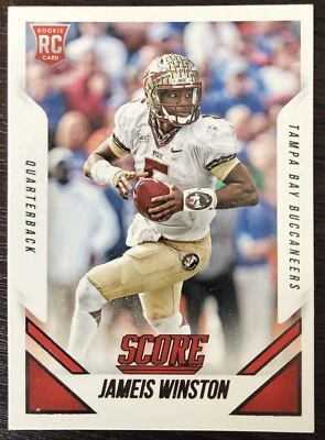 Tarjeta de novato 2015 Score Base #366 Jameis Winston radiocontrol Tampa Bay Buccaneers Foto 1 de 2
