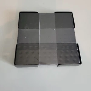 Thirstystone Hammered 4" Coasters in Black Nickel Set of 4 With Holder NEW - Picture 1 of 5