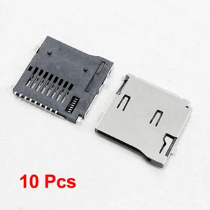 10 Stücke federbelastet Push/Push Typ TF Micro SD Karte Halter Sockel Slot - Bild 1 von 1