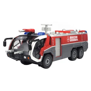 1/50 High Pressure Water Gun Fire Truck Alloy Model W/ Pull Back&Sound Light - Picture 1 of 10