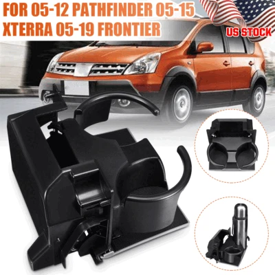 Rear Center Console Cup Holder # 96965-ZP00C for 2005-19 Nissan Frontier Xterra Foto 1 de 4