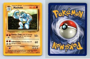 Machoke #34/102 Base Set Uncommon Pokemon 1999 TCG Card - Picture 1 of 1