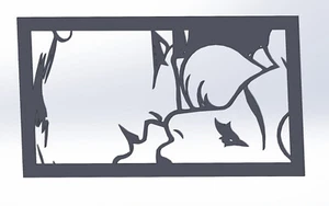 10 DXF CNC parametric CAD File Women Kissing 2 Art Laser Cut Plasma Router 4063 - Picture 1 of 24