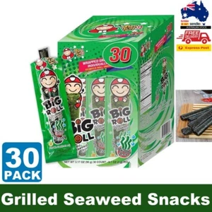 Tao Kae Noi Big Roll Grilled Seaweed Roll Snack Individually Wrapped 3g X 30pcs - Picture 1 of 17