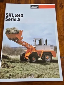 SCHAEFF Lader Bagger SKL 840 Schlepper Traktor Prospekt 62 - Bild 1 von 2