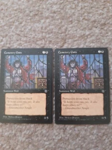 MTG 2 x Cemetery Gate - version 2 - Homelands - Picture 1 of 2