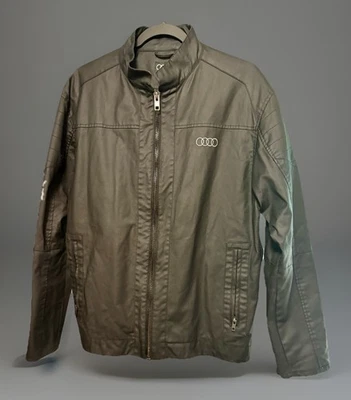 Chaqueta de carreras para hombre mediana, AUDI resistente al agua con bolsillo anti-RFID - ¡EXCELENTE! Foto 1 de 4