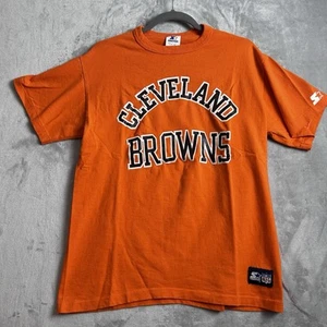 Cleveland Browns Shirt Herren Medium Orange Vintage Starter Arch Single Stitch Tee - Bild 1 von 11