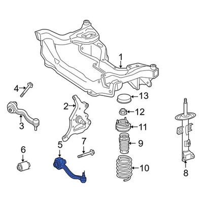For Mercedes-Benz SLK300 09-10 Mercedes-Benz Rear Lower Suspension Control Arm Foto 1 de 4