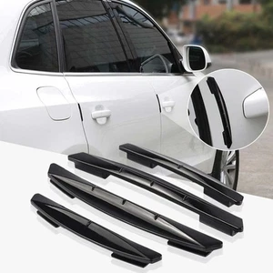 Protector de borde de puerta de coche 4 piezas parachoques protector antiarañazos moldura moldura accesorios - Imagen 1 de 15
