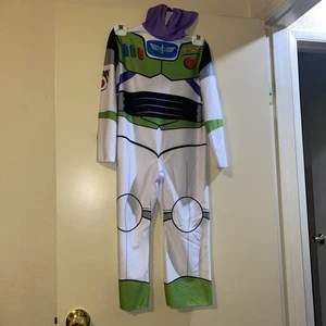 Disney Toy Story 4 ~ kleines 4-6x Buzz Lightyear Outfit Kostüm mit Kapuze - Bild 1 von 3