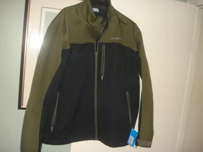 Columbia Smooth Spiral Softshell Full Zip Men's Jacket Size XXL Olive /Black NWT - Image 1 of 4
