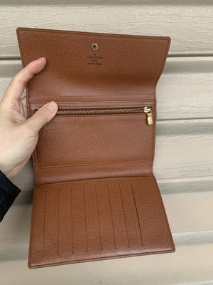 SIN USAR Louis Vuitton Monograma Billetera Bolsillo Paspole Pasaporte Estuche 7.4*5.1” Foto 1 de 4
