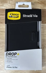 OtterBox Strada Via Custodia Pieghevole Magnetica Antigoccia iPhone 14 Pro - Nero - Foto 1 di 1