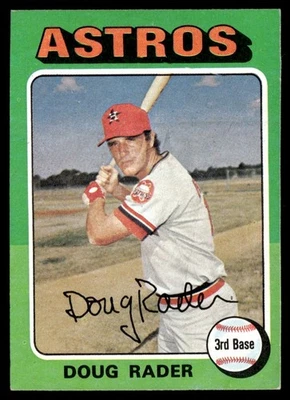 1975 Topps Mini Doug Rader #165 - Image 1 of 2