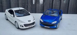 NOREV Peugeot 207 CC White & Solido 206 CC 1:18 - Picture 1 of 18