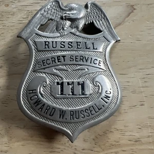 Vintage Russell Secret Service Pin - Bild 1 von 17