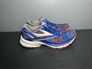 Brooks Launch 4 Hummer Damen-Sneaker Größe 8 Boston Marathon 2017 blau rot - Bild 1 von 10