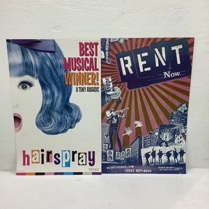 Broadway Musical Poster MIETEN und Haarspray 22x14 - Bild 1 von 13