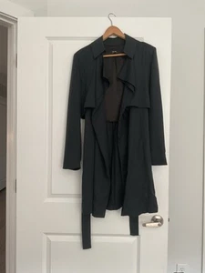 Bardot Women Navy Trench. Size 6 /38 - Picture 1 of 8
